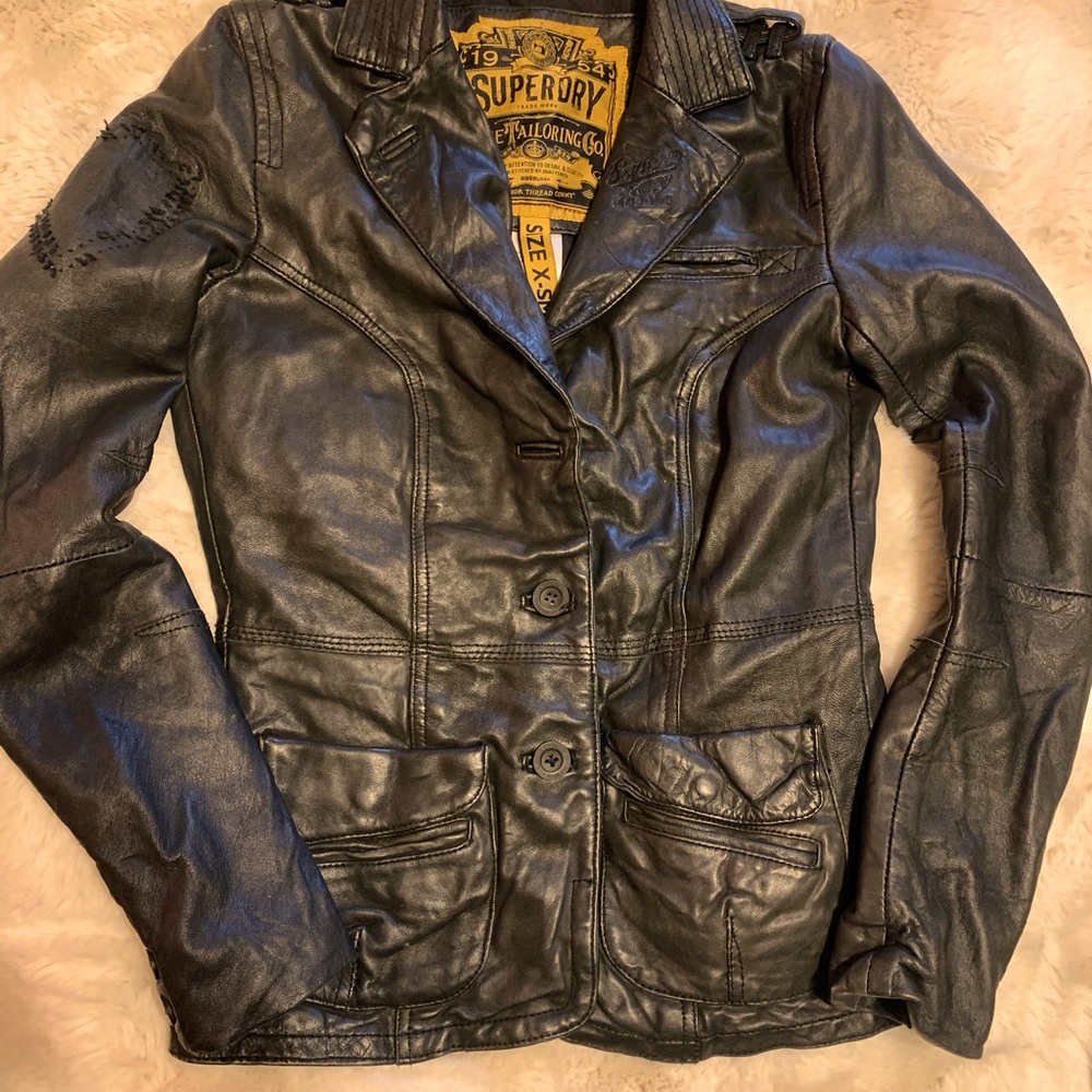 SuperDry Leather Jacket!